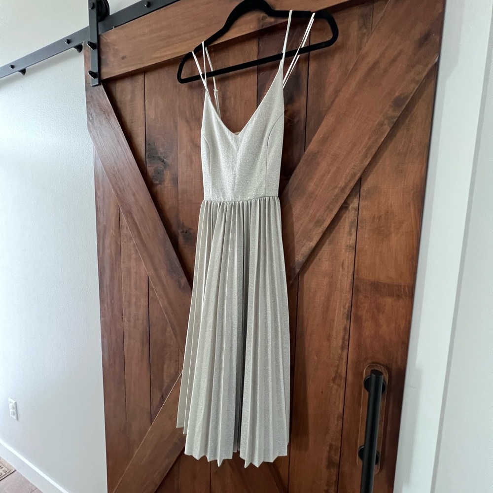 Stunning Shimmery Anthropologie Dress - Size 4P